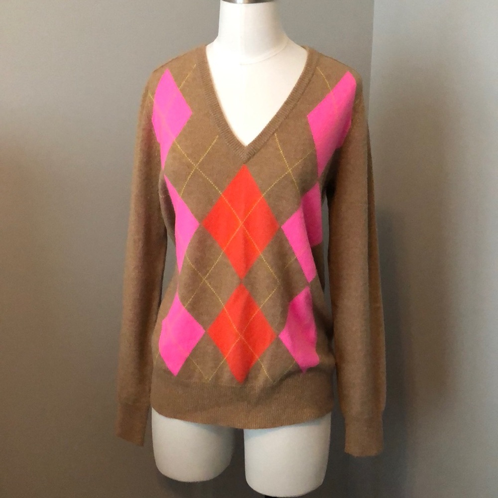 Jcrew V neck sweater, 100% cashmere, small